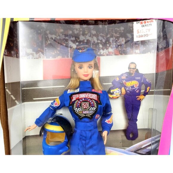 Barbie 50th Anniversary Nascar Fashion Doll 1998 - Box Never Been Opened - Picture 2 of 4